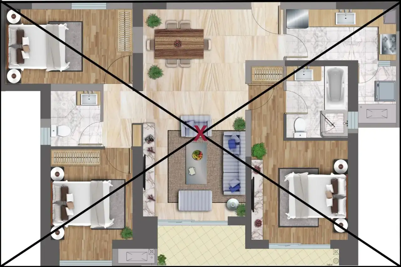 Feng Shui für die Wohnung mit Farben und klaren Wegen